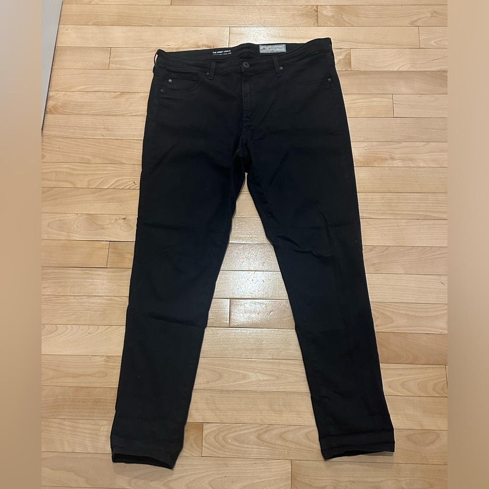 AG Black Abbey Ankle Mid-Rise Super Skinny Ankle Jeans